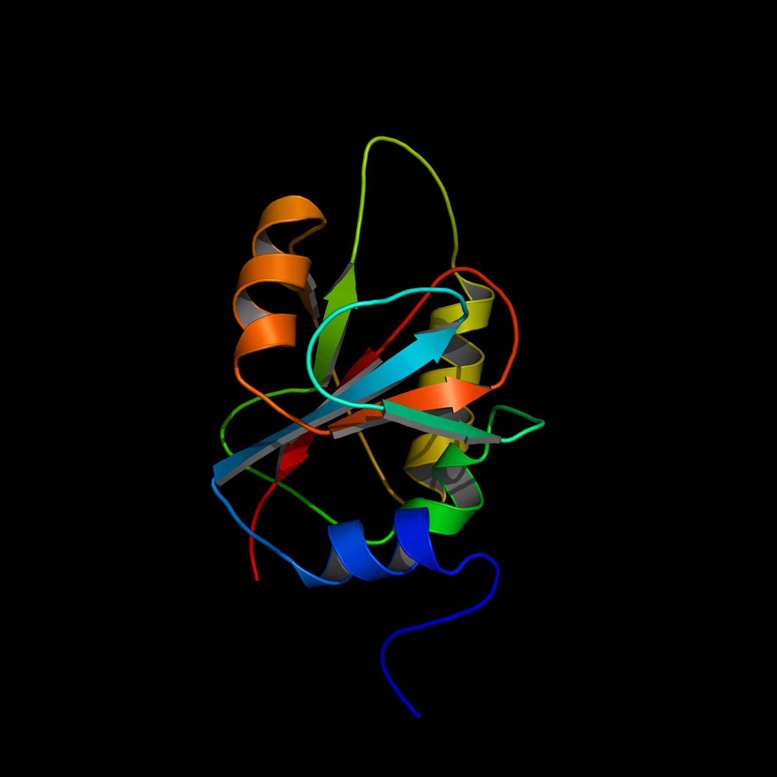 Figure 2.1 Structure of l-fucose Mutarotase after a MD simulation of 50 ns